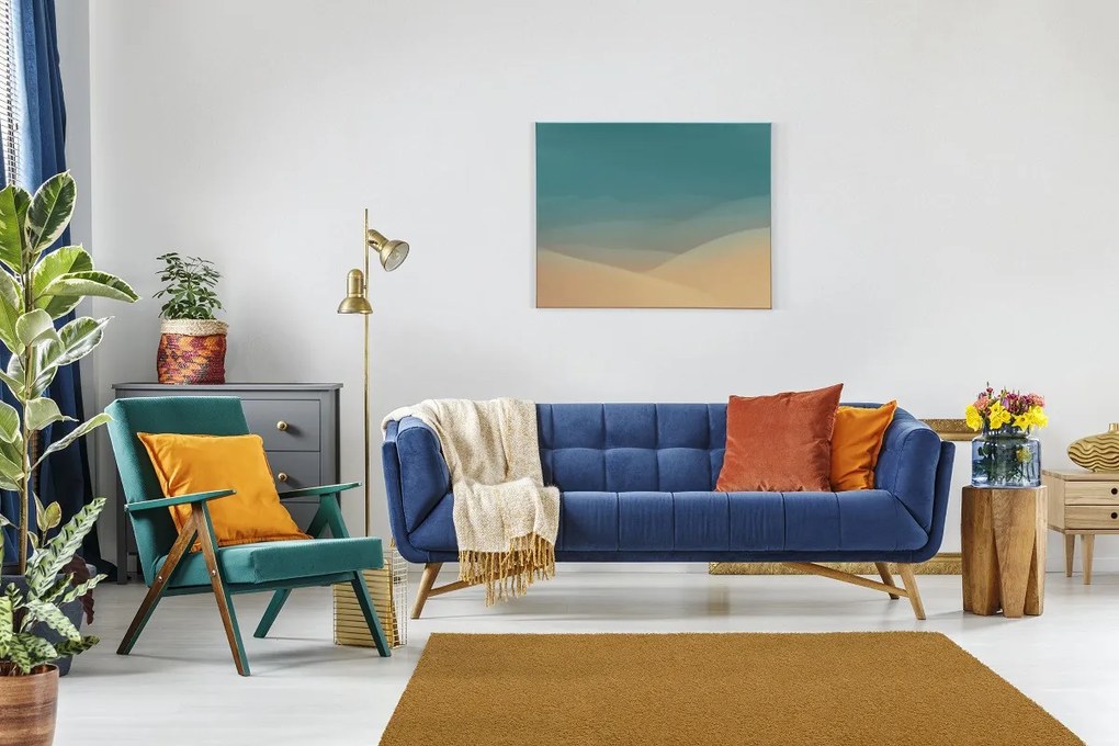 Associated Weavers, Kusový koberec Softissimo gold, 115x170, žltá, obývacia izba