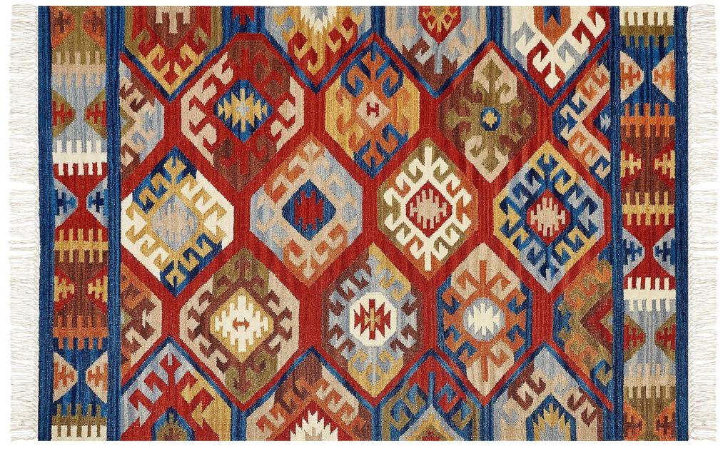 Vlnený kelímový koberec 200 x 300 cm viacfarebný JRVESH Beliani