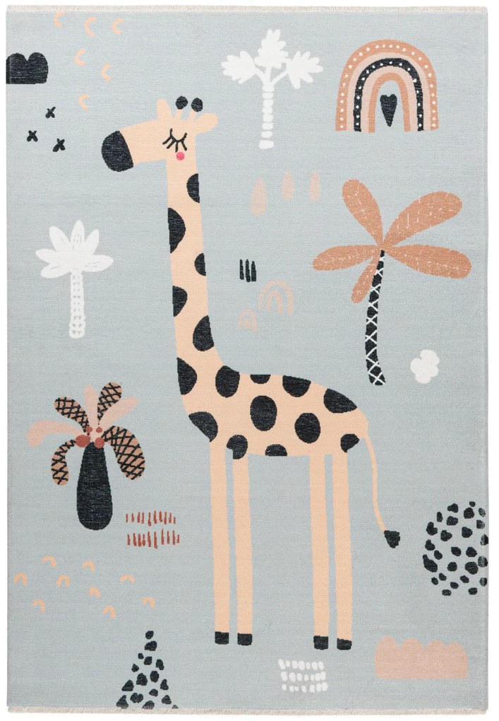 Kusový koberec My Greta 625 Giraffe, 115x170, viacfarebná, detská izba, Obsession