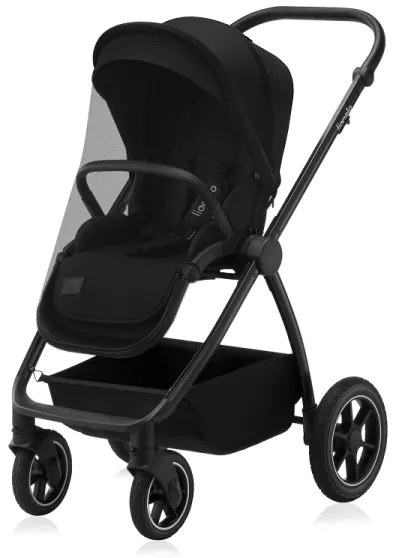 Lionelo - Kombinovaný kočík 2v1 MERIL Black Onyx
