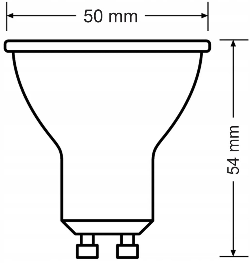 LED žiarovka Philips GU10 - 4,6 W - 390 Lm 36 ° - neutrálna biela - CorePro Premium