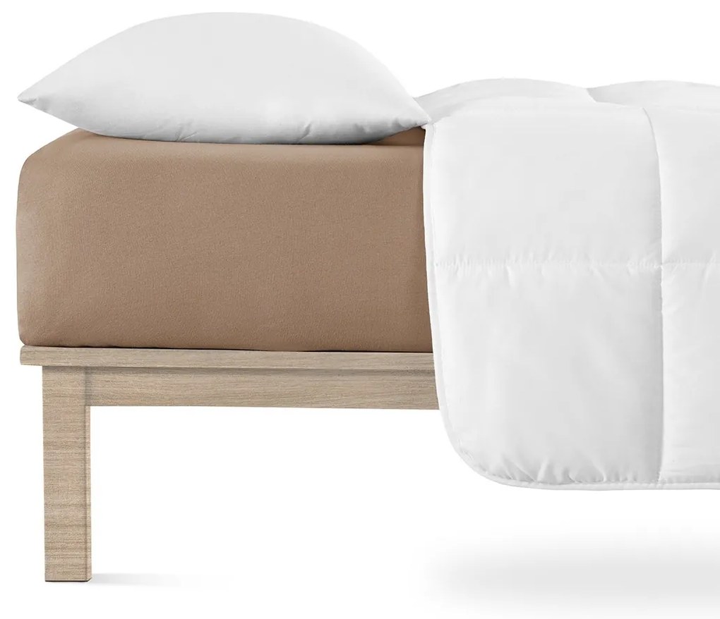4Home jersey prestieradlo Luxury orechová, 180 x 200 cm
