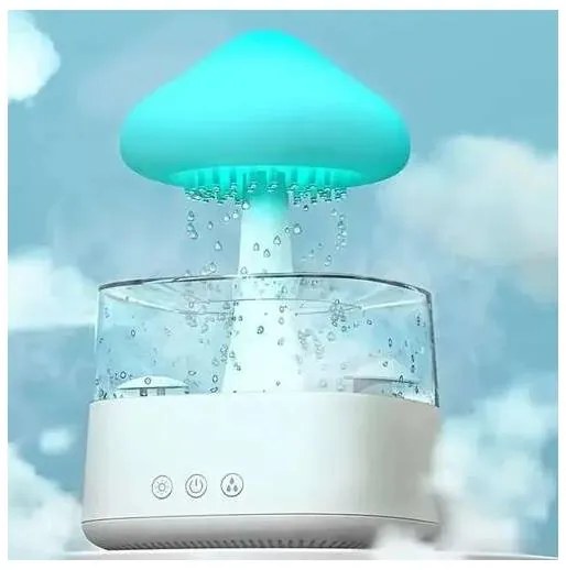 Bestent Zvlhčovač vzduchu LED lampa Dažďové kvapky