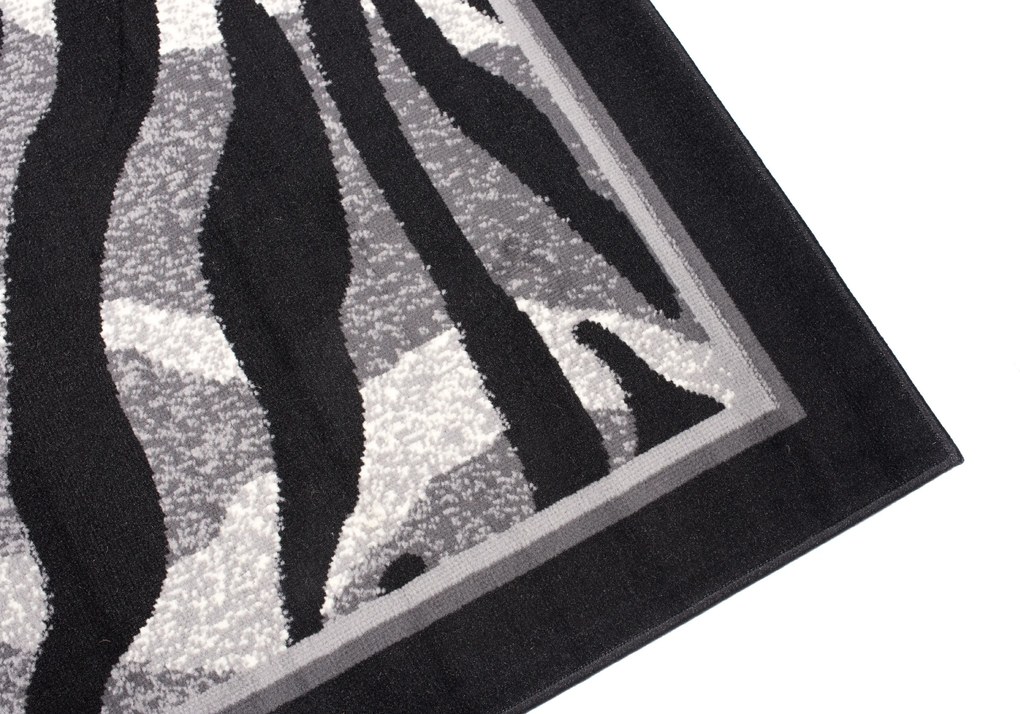 TA Koberec 6601C ČIERNA LACNÁ PP CRM Rozmer: 70x500 cm