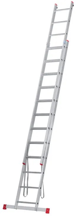 Hliníkový dvojdielny výsuvný rebrík VENBOS HOBBY, 2x12 priečok, 5,62 m