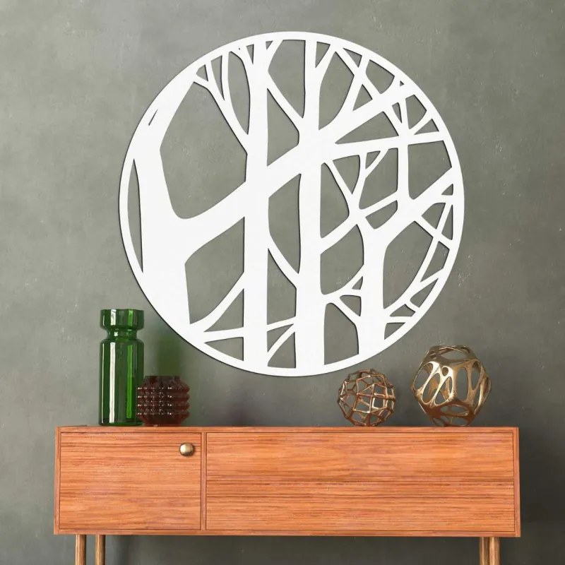 Dizajnová drevená dekorácia kvetinový ornament | SENTOP HDF0376