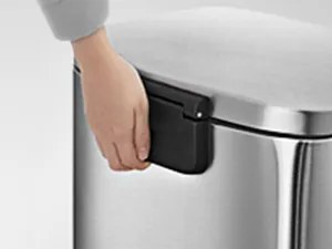 Nerezový odpadkový kôš Doro 50 l strieborný