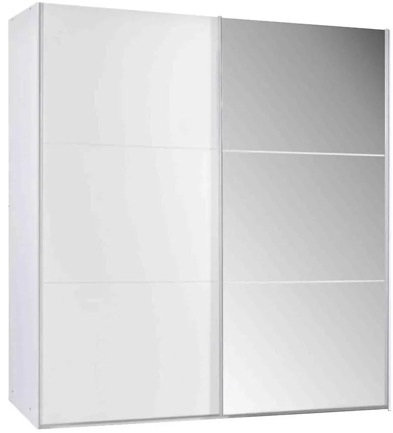 Skriňa Vigo 120 Biela/zrkadlo