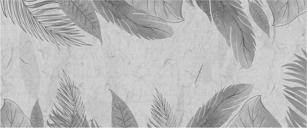 Obraz - Listy (120x50 cm)