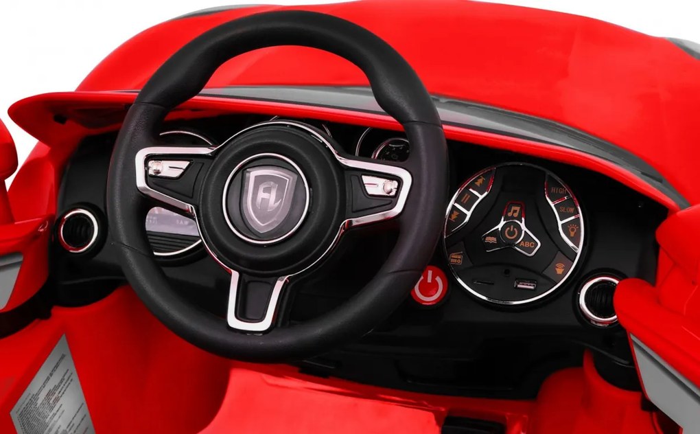 Ramiz Elektrické autíčko Turbo-S SUV pre deti červené + diaľkové ovládanie