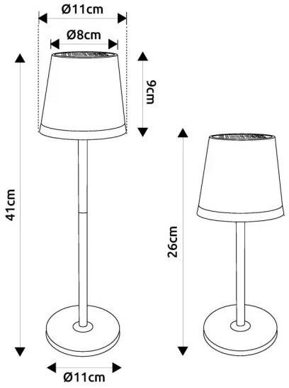 Globo 36637GM - LED Solárne svietidlo LED/0,6W/3V 3000K IP44 zlatá
