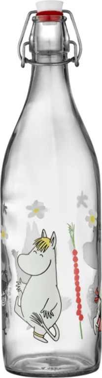 Sklenená fľaša Moomin Wild Strawberries 1l