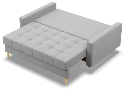 Dvojmiestna pohovka ELMA 2 rozkladacia, sivá