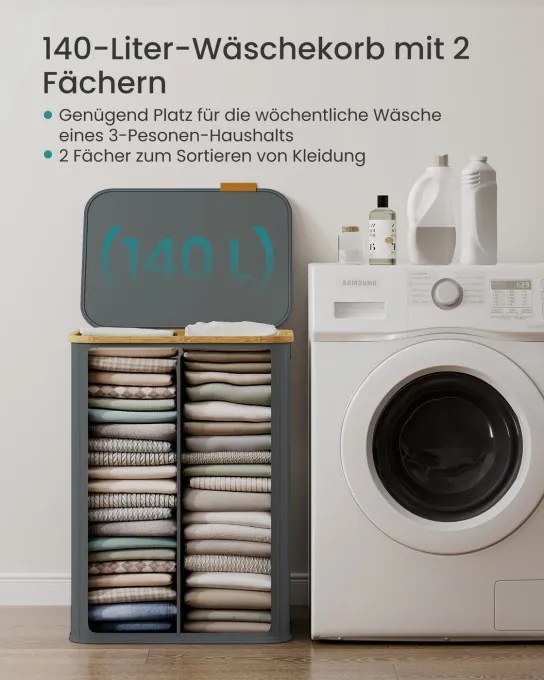 Kôš na bielizeň LCB519GN01