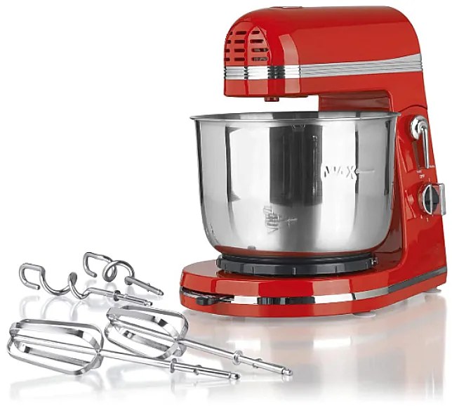 Kuchyňský robot Maxxcuisine 01920 Modern Style / 3 l / červená
