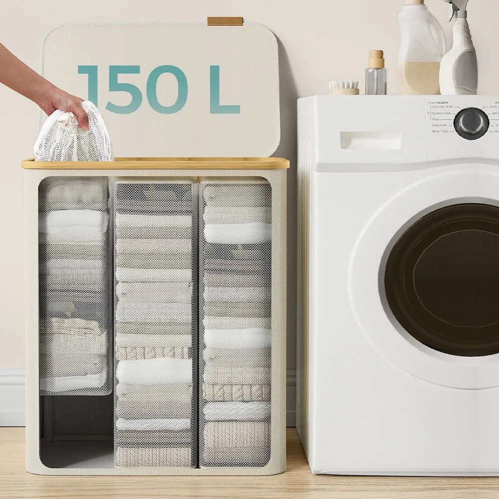 Kôš na prádlo s odnímateľnou sieťovou vložkou