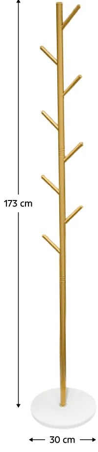 Vešiak TUKAN, zlatý