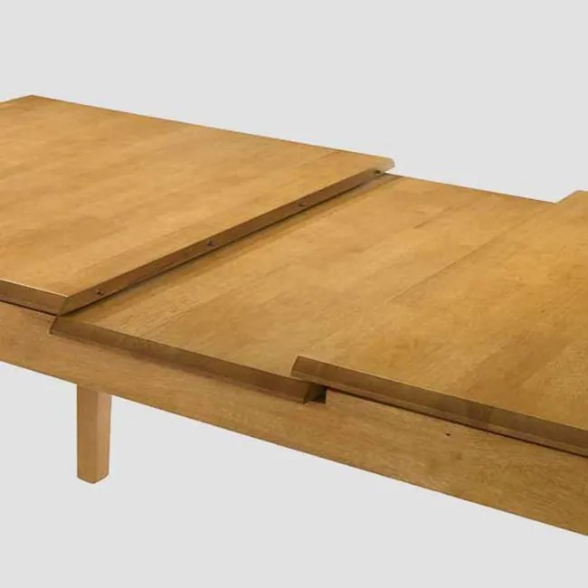 Jedálenský stôl AVELLA z kaučukovníkového dreva, rozkladací 718540