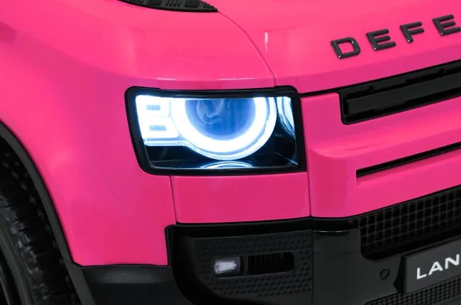 Elektrické autíčko Land Rover Defender ružové