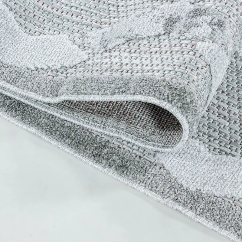 Ayyildiz, Kusový koberec Bahama 5158 Grey – na von aj na doma, 200x290, šedá, chodba / predsieň