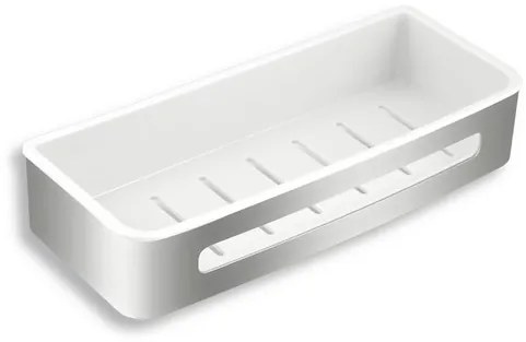 Novaservis Yacore polička biela/chróm 65568.4