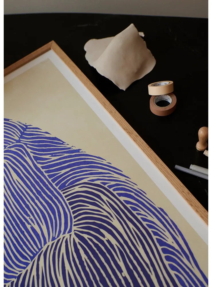 The Poster Club Plagát Deep Blue by Rebecca Hein 30x40 cm