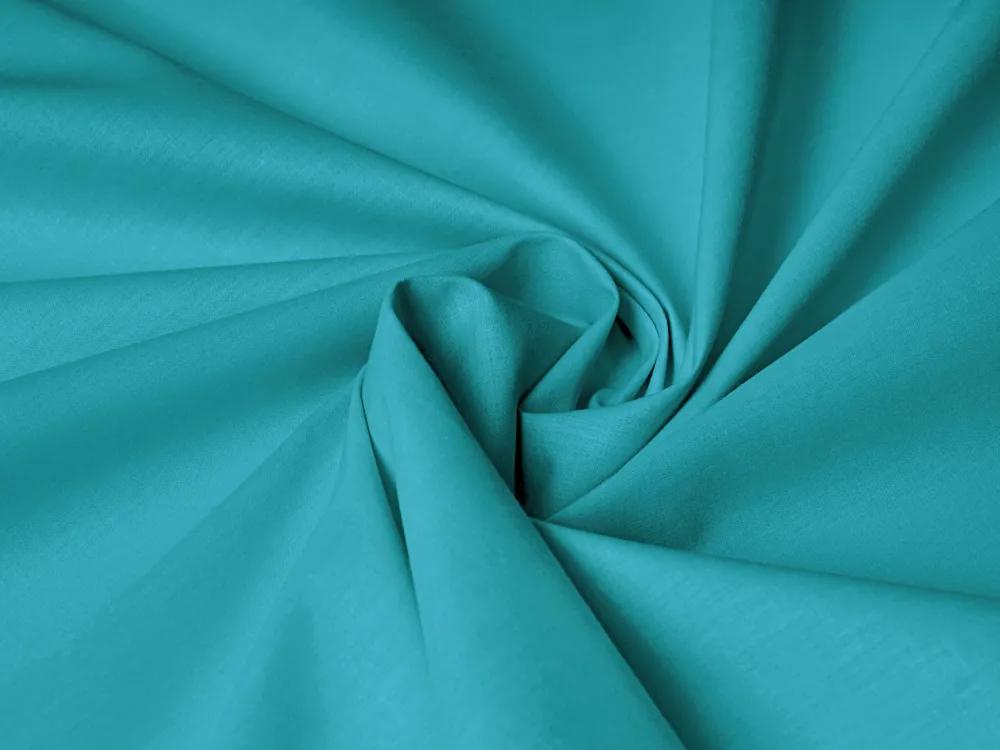 Biante Bavlnené jednofarebné posteľné obliečky Moni MOD-511 Tyrkysové Jednolôžko 140x200 a 70x90 cm