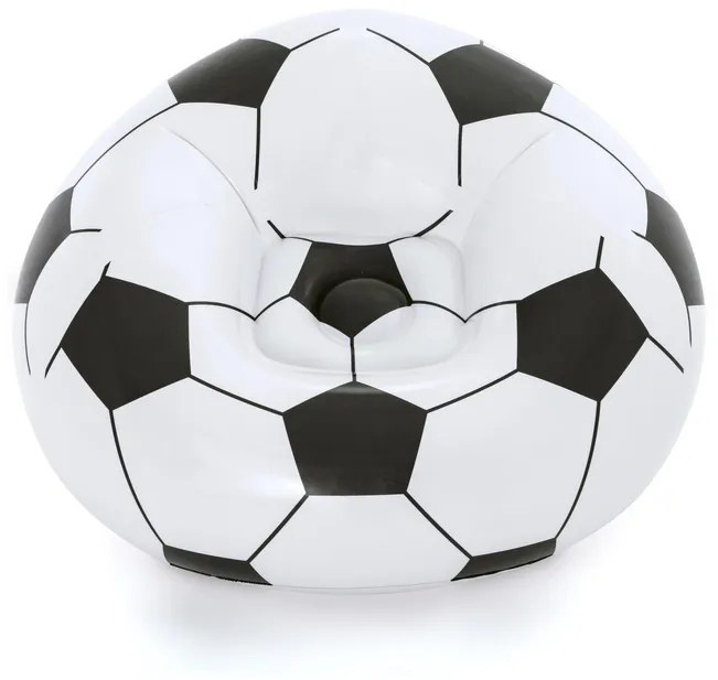 Lean Toys Bestway nafukovacie kreslo – Futbalová lopta 75010