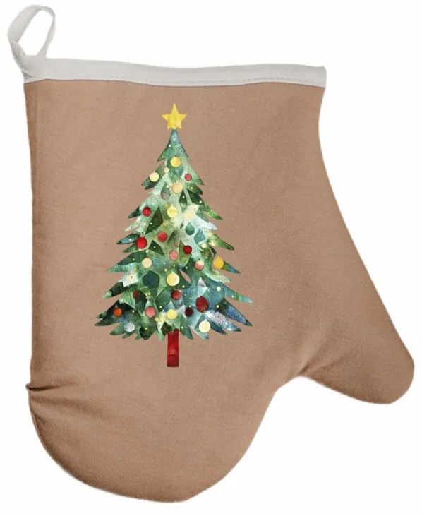 Vianočná kuchynská rukavica Twinkle EMI, sivá