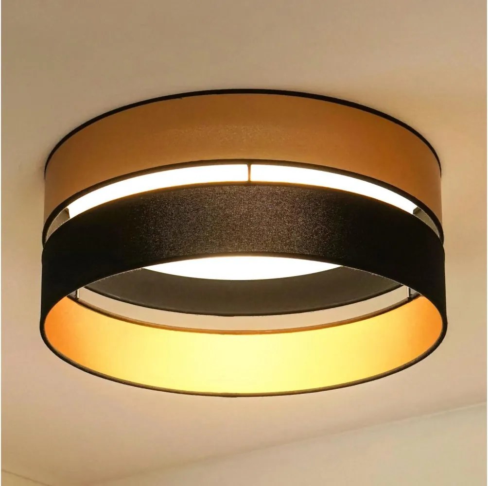 Brilagi - LED Stropné svietidlo ROYAL LED/24W/230V pr. 45 cm čierna/zlatá