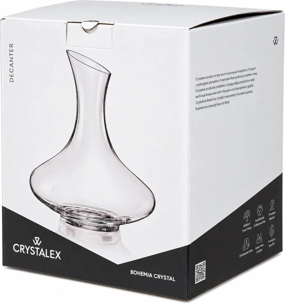 Crystalex Dekanter na víno DIAGONAL RIM 1,2 l