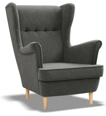 Kreslo VELO tmavosivé