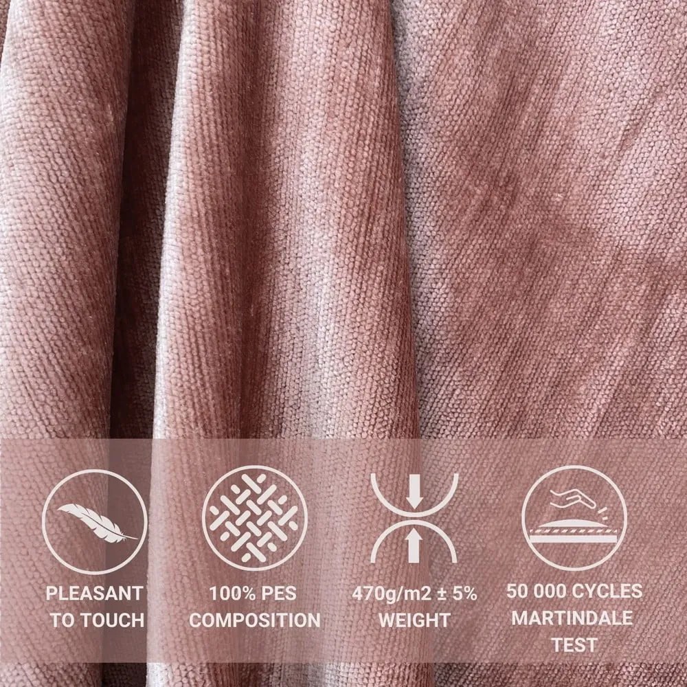 Ružová boxspring posteľ s úložným priestorom 200x200 cm Voyage – Maison de Rêve