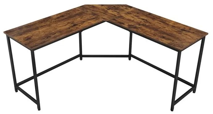 VASAGLE Počítačový stôl v tvare L LWD73X