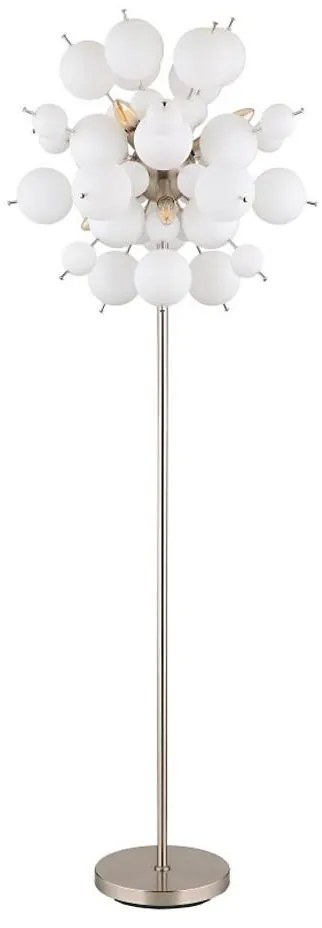 Globo 15633SO - Stojacia lampa UDO 6xE14/25W/230V biela