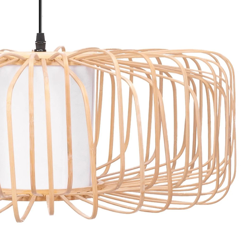 Toolight Toolight, závesné svietidlo 1xE27 APP1376-1CP, prírodná hnedá, OSW-00930