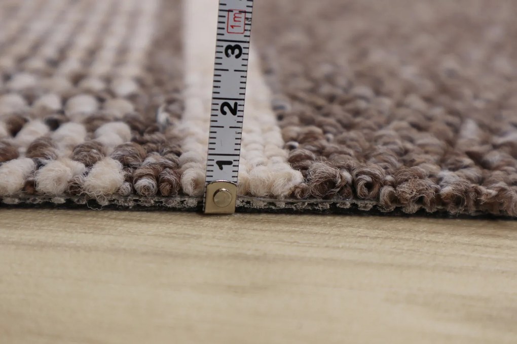Condor Carpets, Koberec behúň na mieru Promenade 8714, šíre 120 cm, béžová, chodba / predsieň