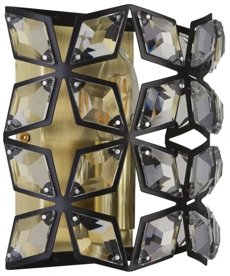 Searchlight 59811-1BSB - Nástenné svietidlo IRIS 1xE14/60W/230V mosadz