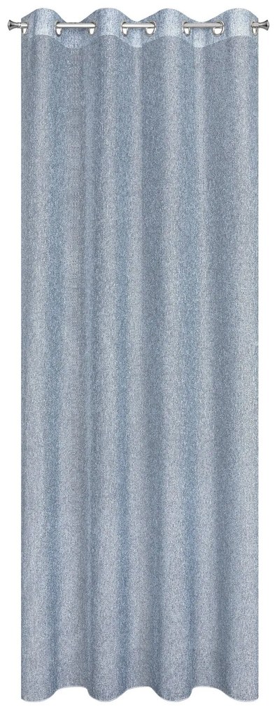 ZATEMŇOVACÍ ZÁVES NA KRÚŽKOCH TERRA COLLECTION PALERMO 140X250 CM MODRÁ