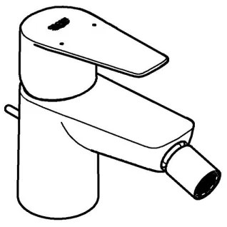 GROHE 23345001 - Bidetová batéria START EDGE, lesklý chróm