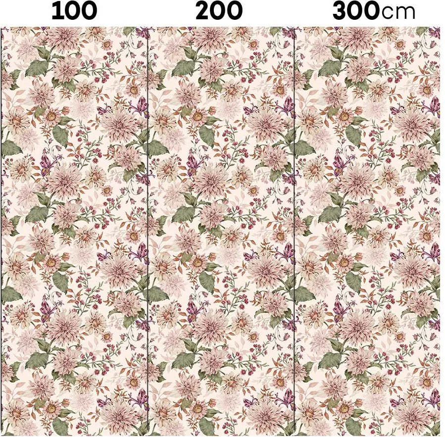 Tapeta symfónia kvetov 280x100 cm