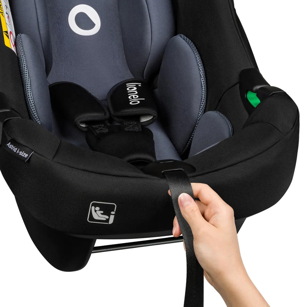 Autosedačka Lionelo ASTRID i-size 40-87 cm Farba: Black Grey