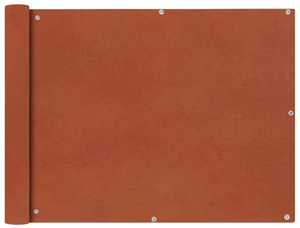 vidaXL Balkónová markíza, oxfordská látka 90x600 cm, tehlová