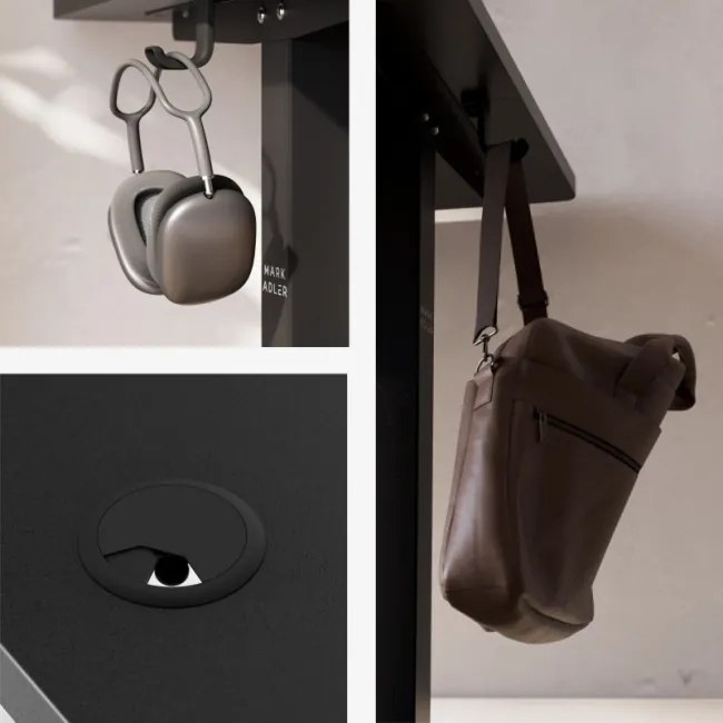 Elektrický výškovo nastaviteľný stôl Mark Adler Leader 7.3 čierny