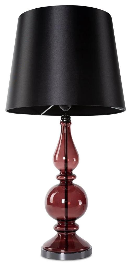 Stolná lampa Alma (02) 28x36x70 cm bordová