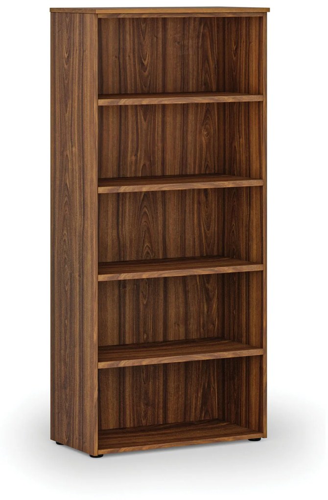 Kancelársky regál PRIMO WOOD, 1781 x 800 x 420 mm, orech
