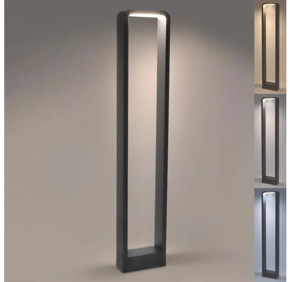 Brilagi-LED Vonkajšia lampa BARI LED/7W/230V 3000/4000/6000K antracit IP54 80 cm BG0971