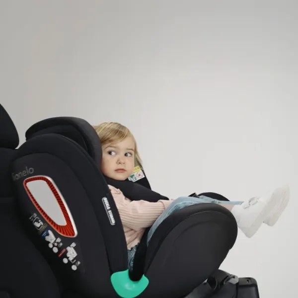 Lionelo - Autosedačka s otočnou základňou ANTOON PLUS i-Size 40-105 cm Čierny Onyx