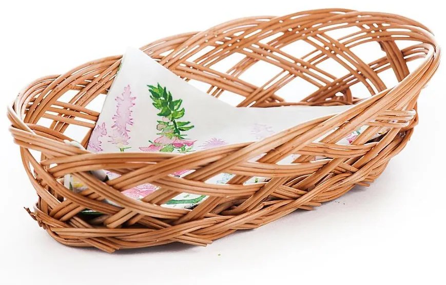 Malý oválny podnos na chlieb