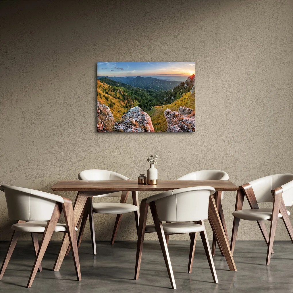 Obraz - Horská krajina (70x50 cm)